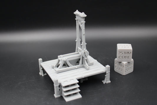 Tabletop Terrain Guillotine Wargame Skirmish 28mm