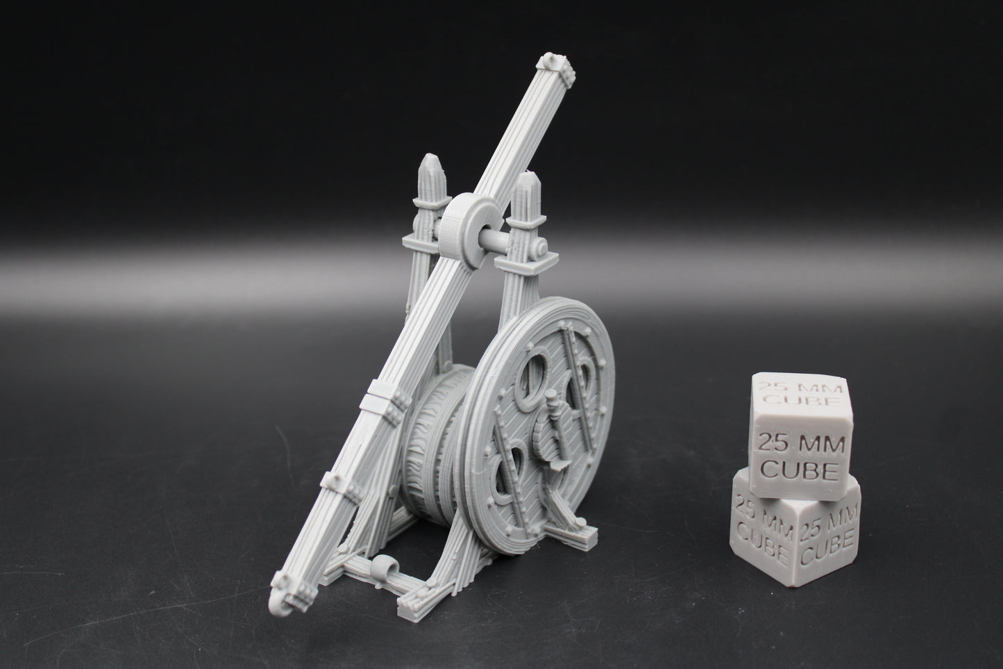 Tabletop Terrain Dock Warehouse Crane Wargame Skirmish 28mm