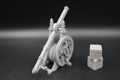 Tabletop Terrain Dock Warehouse Crane Wargame Skirmish 28mm