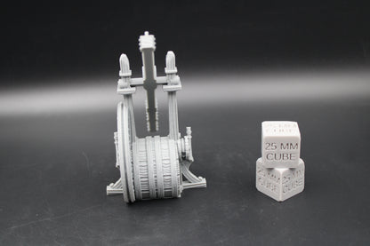 Tabletop Terrain Dock Warehouse Crane Wargame Skirmish 28mm