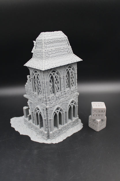 Tabletop Terrain House Ruin 5-1/2x4-1/2x7-1/2 Wargame Skirmish 28mm