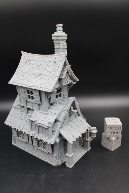 Tabletop Terrain House Cobbler Cottage Wargame Skirmish 28mm