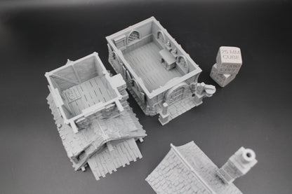 Tabletop Terrain House Cobbler Cottage Wargame Skirmish 28mm
