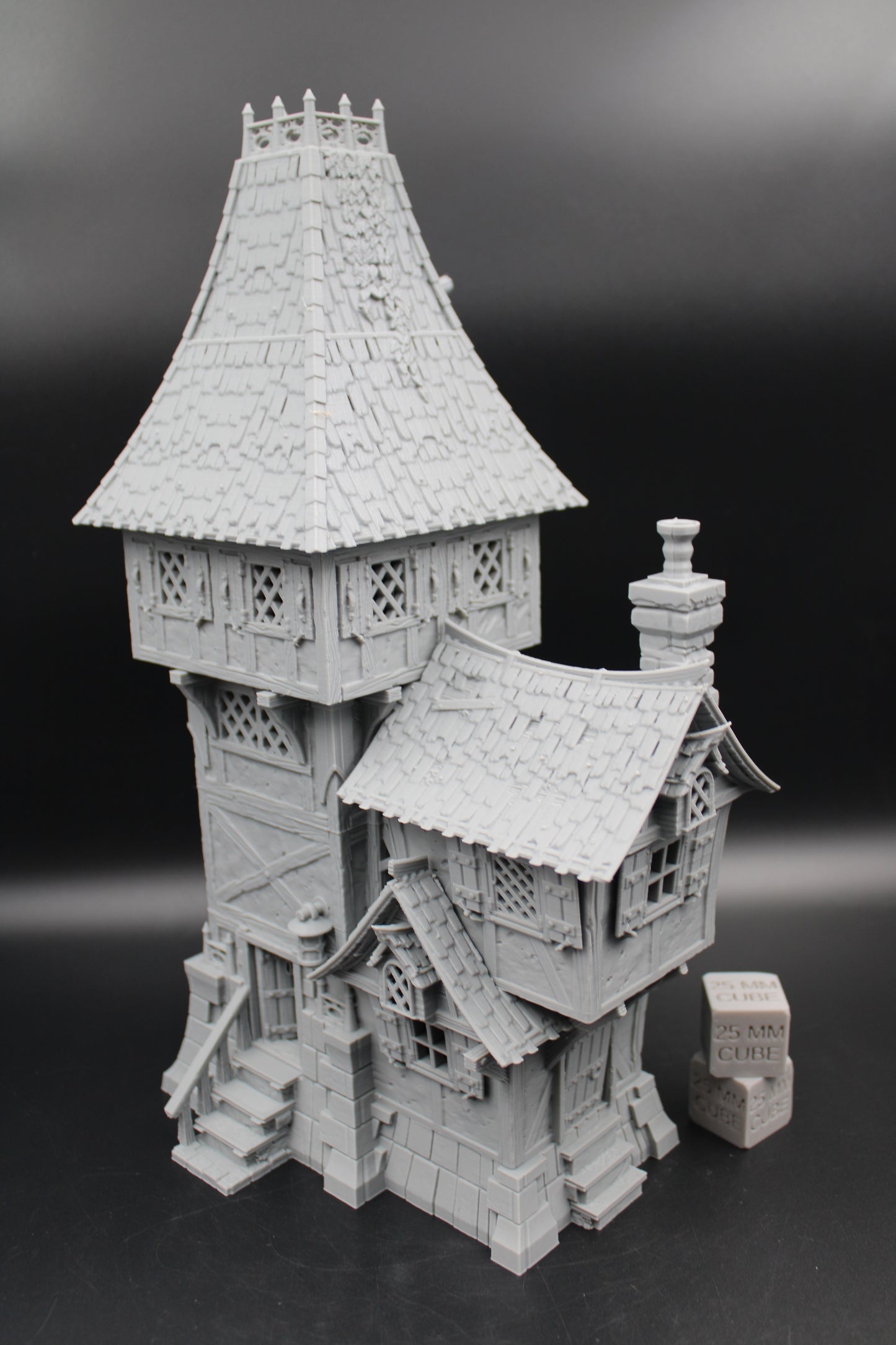 Tabletop Terrain Captain Of The Guard Tower House Wargame Skirmish 28mm