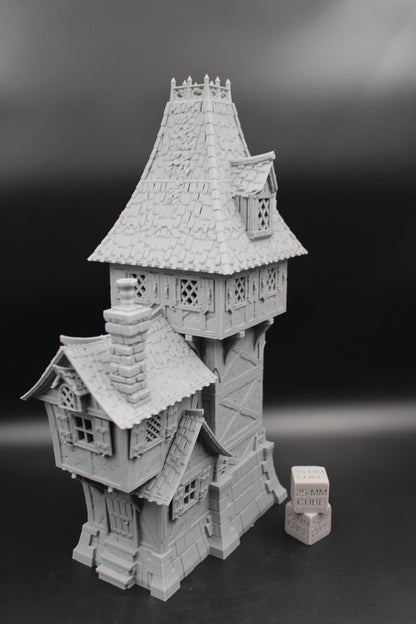 Tabletop Terrain Captain Of The Guard Tower House Wargame Skirmish 28mm