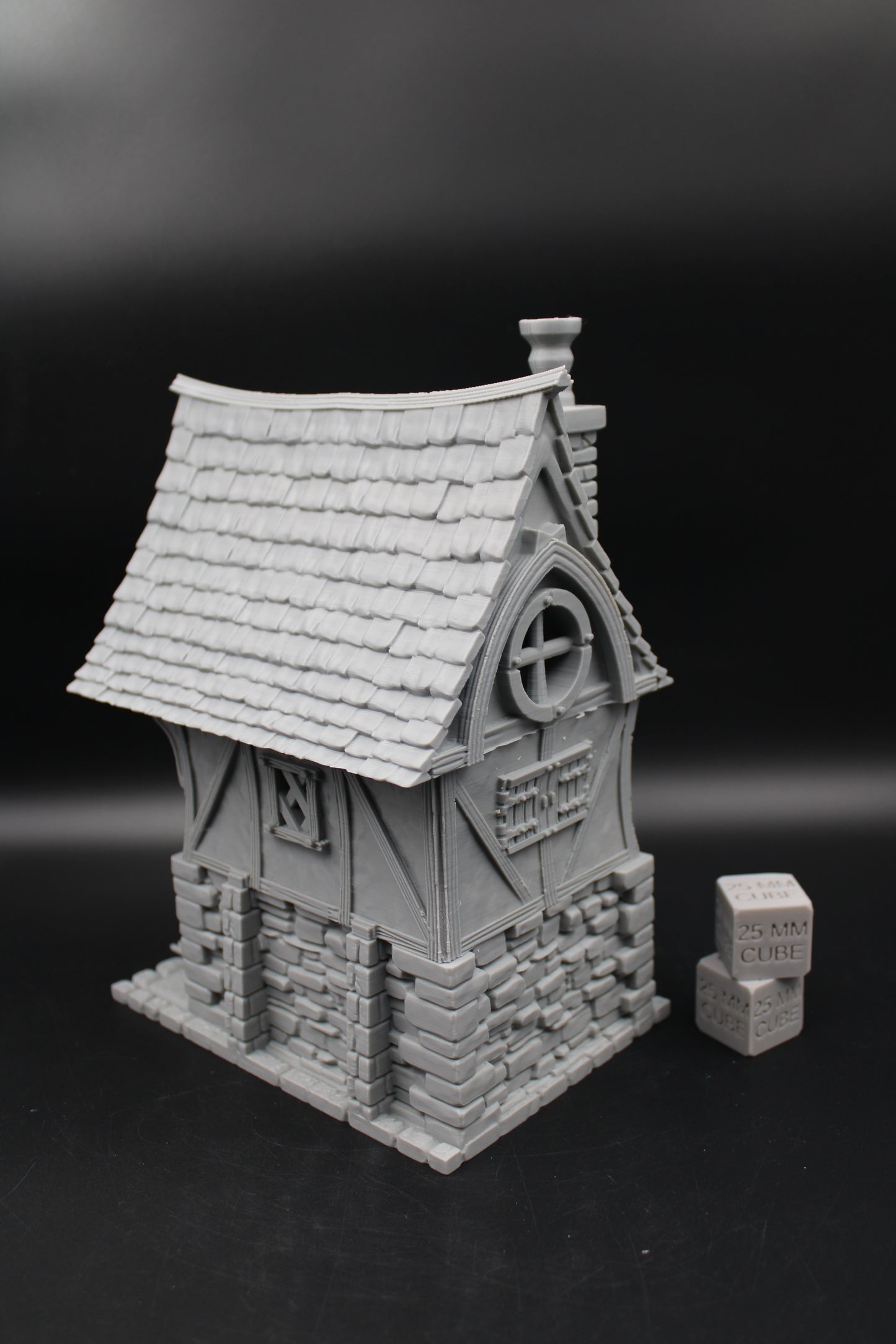 Tabletop Terrain Fantasy Row House No Porch Dnd RPG wargame skirmish 28mm