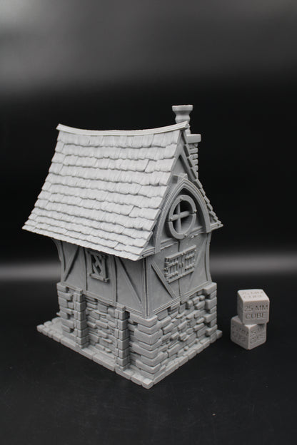 Tabletop Terrain Fantasy Row House No Porch Dnd RPG wargame skirmish 28mm
