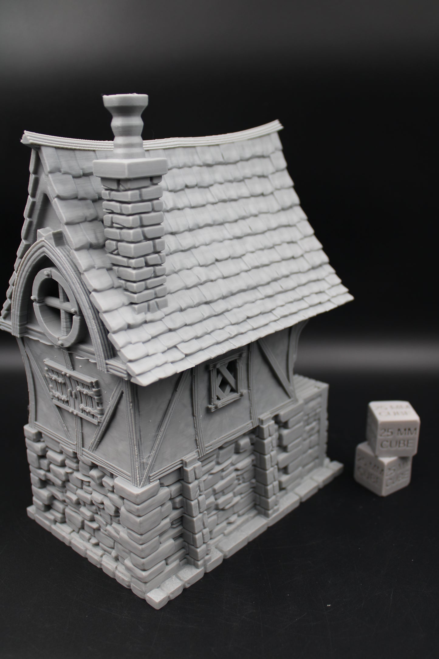 Tabletop Terrain Fantasy Row House No Porch Dnd RPG wargame skirmish 28mm