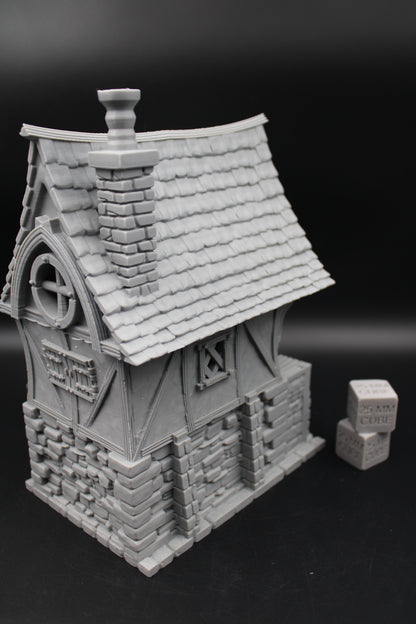 Tabletop Terrain Fantasy Row House No Porch Dnd RPG wargame skirmish 28mm