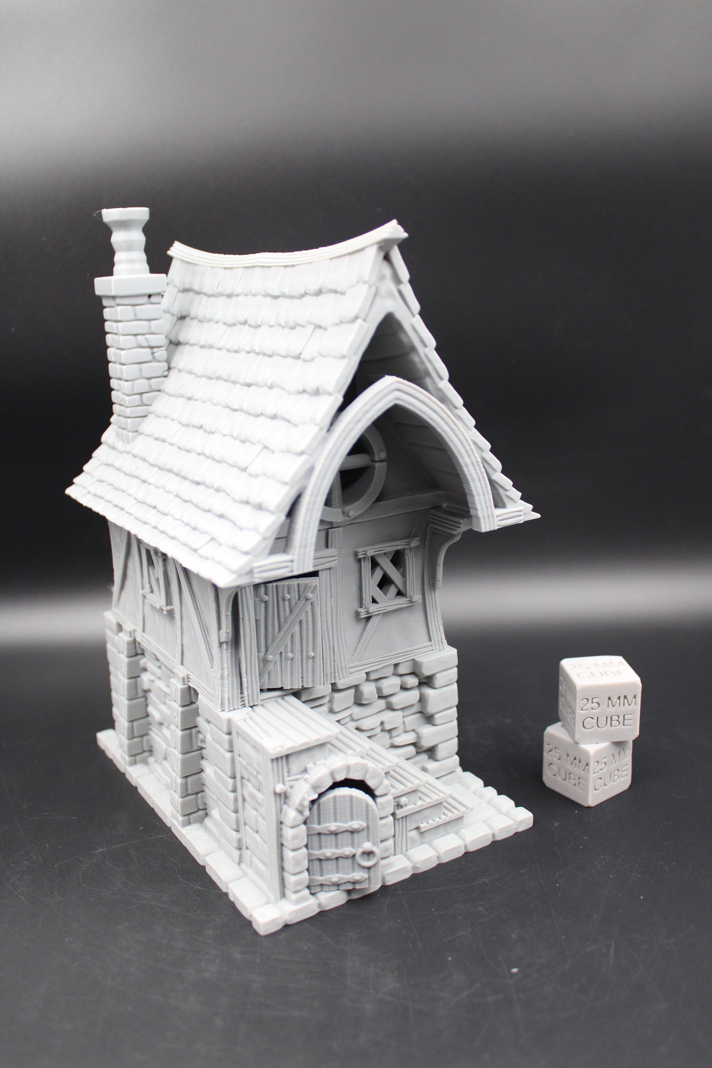 Tabletop Terrain Fantasy Row House No Porch Dnd RPG wargame skirmish 28mm