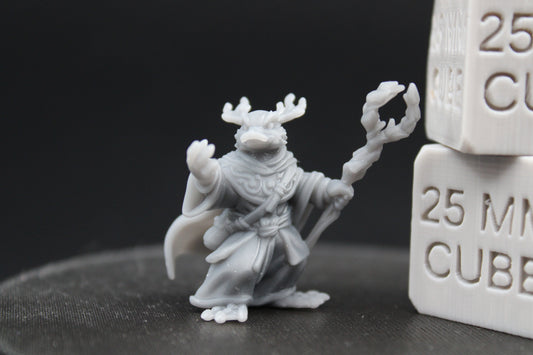 Mallard Duck Druid Sorcerer Wizard Mage 28-32mm Miniature Dnd Skirmish