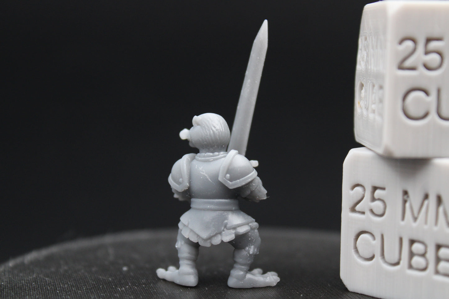 Mallard Duck Fighter Knight Two Handed Sword 28-32mm Miniature Dnd Skirmish