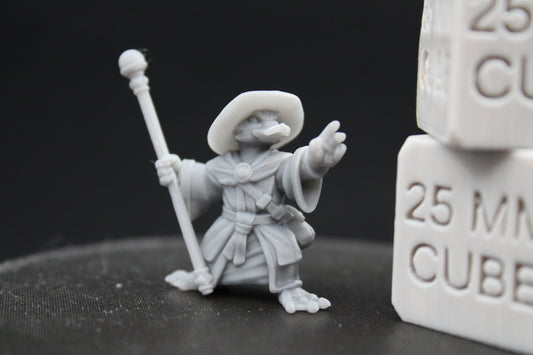 Mallard Duck Wizard Sorcerer Mage 28-32mm Miniature Dnd Skirmish