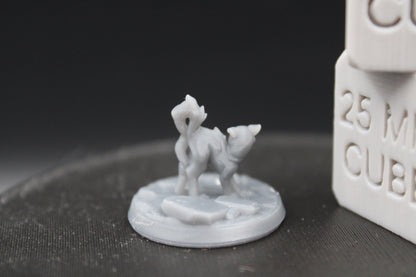 Witch Familiar Cat 32mm Miniature Dnd Skirmish
