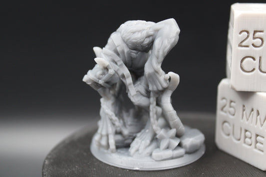 Mutant Giant Rat Ratfolk Monstrosity 32mm Miniature Dnd Skirmish