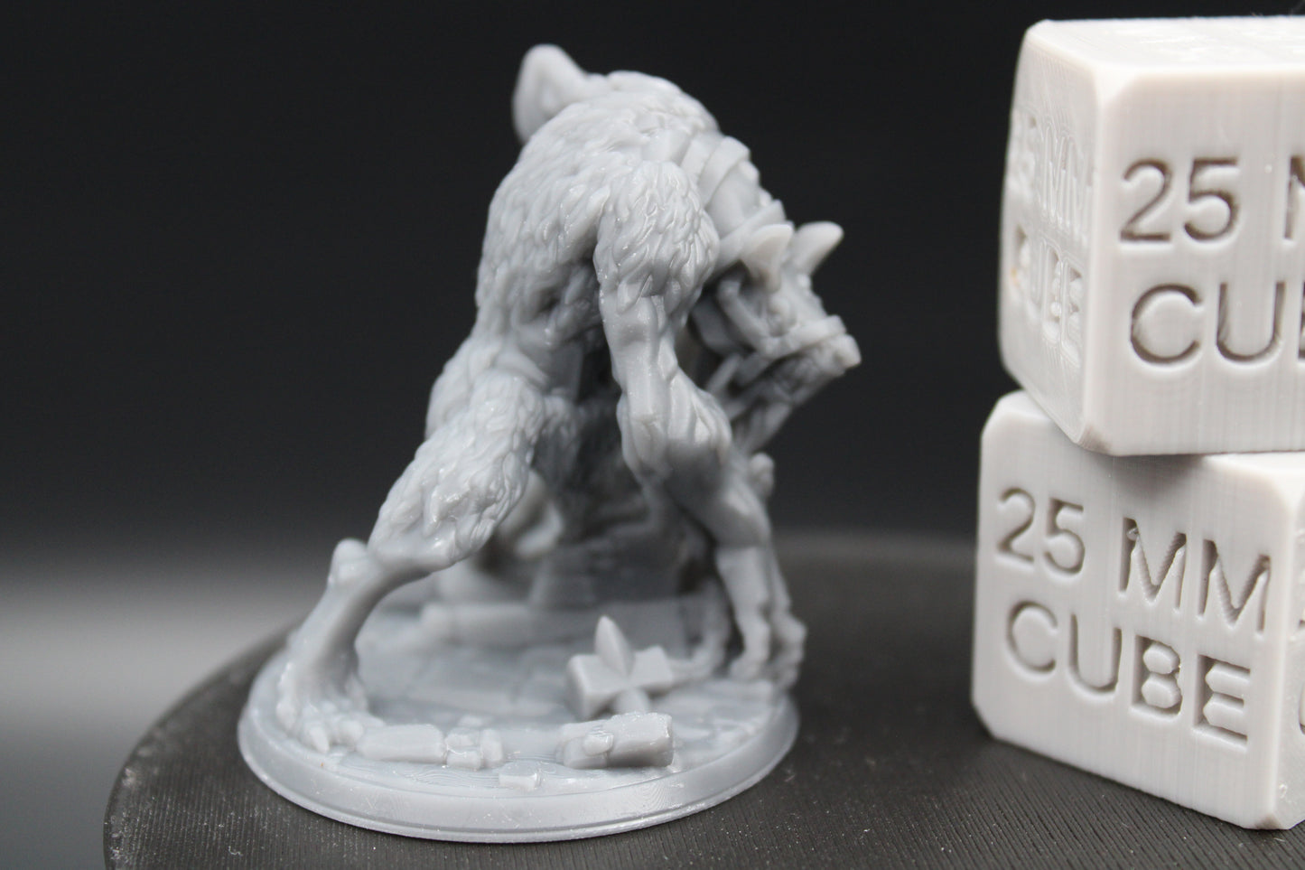 Mutant Giant Rat Ratfolk Monstrosity 32mm Miniature Dnd Skirmish