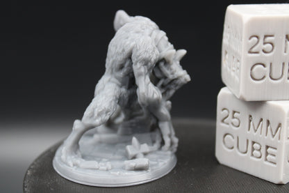 Mutant Giant Rat Ratfolk Monstrosity 32mm Miniature Dnd Skirmish