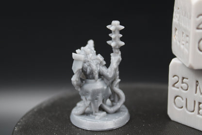 Giant Rat Ratfolk Fighter Spiked Club 32mm Miniature Dnd Skirmish