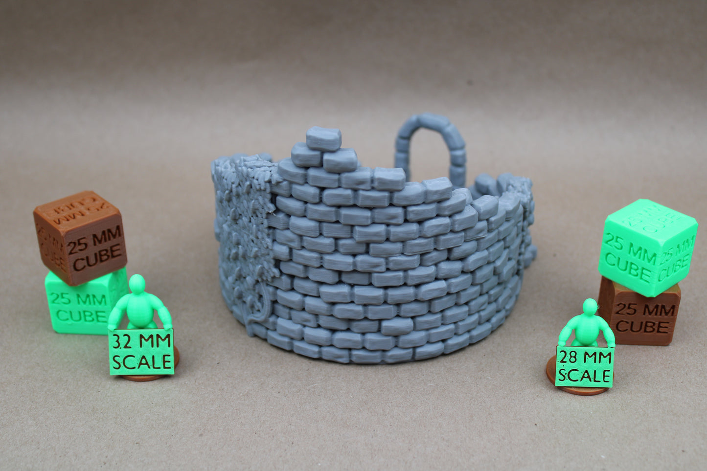 Tabletop Terrain 17 Plus Piece Ruin Scatter Table Set 28mm skirmish rpg wargame