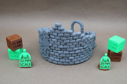 Tabletop Terrain 17 Plus Piece Ruin Scatter Table Set 28mm skirmish rpg wargame