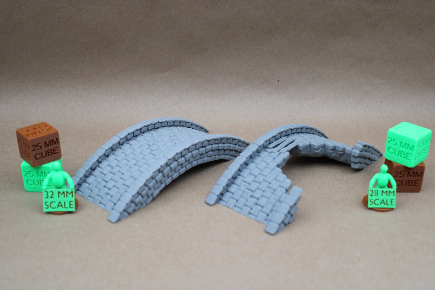 Tabletop Terrain 17 Plus Piece Ruin Scatter Table Set 28mm skirmish rpg wargame