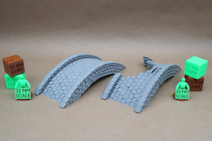 Tabletop Terrain 17 Plus Piece Ruin Scatter Table Set 28mm skirmish rpg wargame