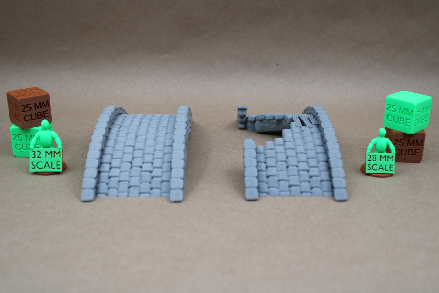 Tabletop Terrain 17 Plus Piece Ruin Scatter Table Set 28mm skirmish rpg wargame