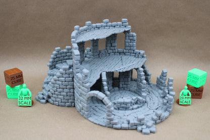 Tabletop Terrain 17 Plus Piece Ruin Scatter Table Set 28mm skirmish rpg wargame
