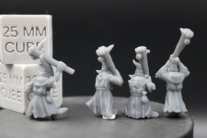 Cave Goblin Clubbers x4 32mm Miniature Dnd Skirmish HQuest Oldhammer