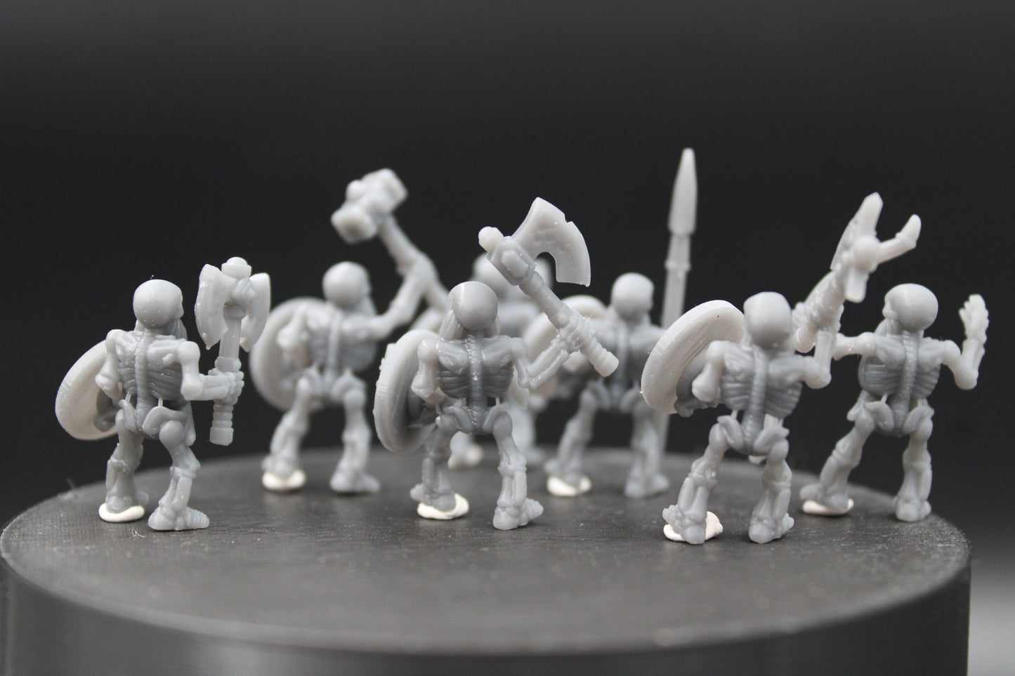 Dwarf Skeleton Horde Set of 7 32mm Miniature Dnd Skirmish HQuest
