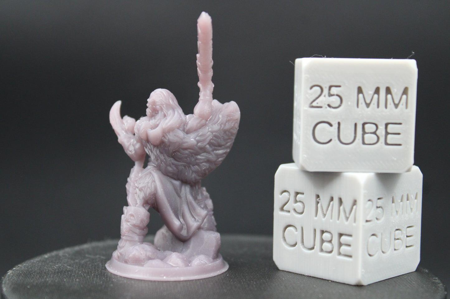 Barbarian Half Orc Claws Sword 32mm Miniature Dnd Skirmish