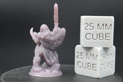 Barbarian Half Orc Claws Sword 32mm Miniature Dnd Skirmish