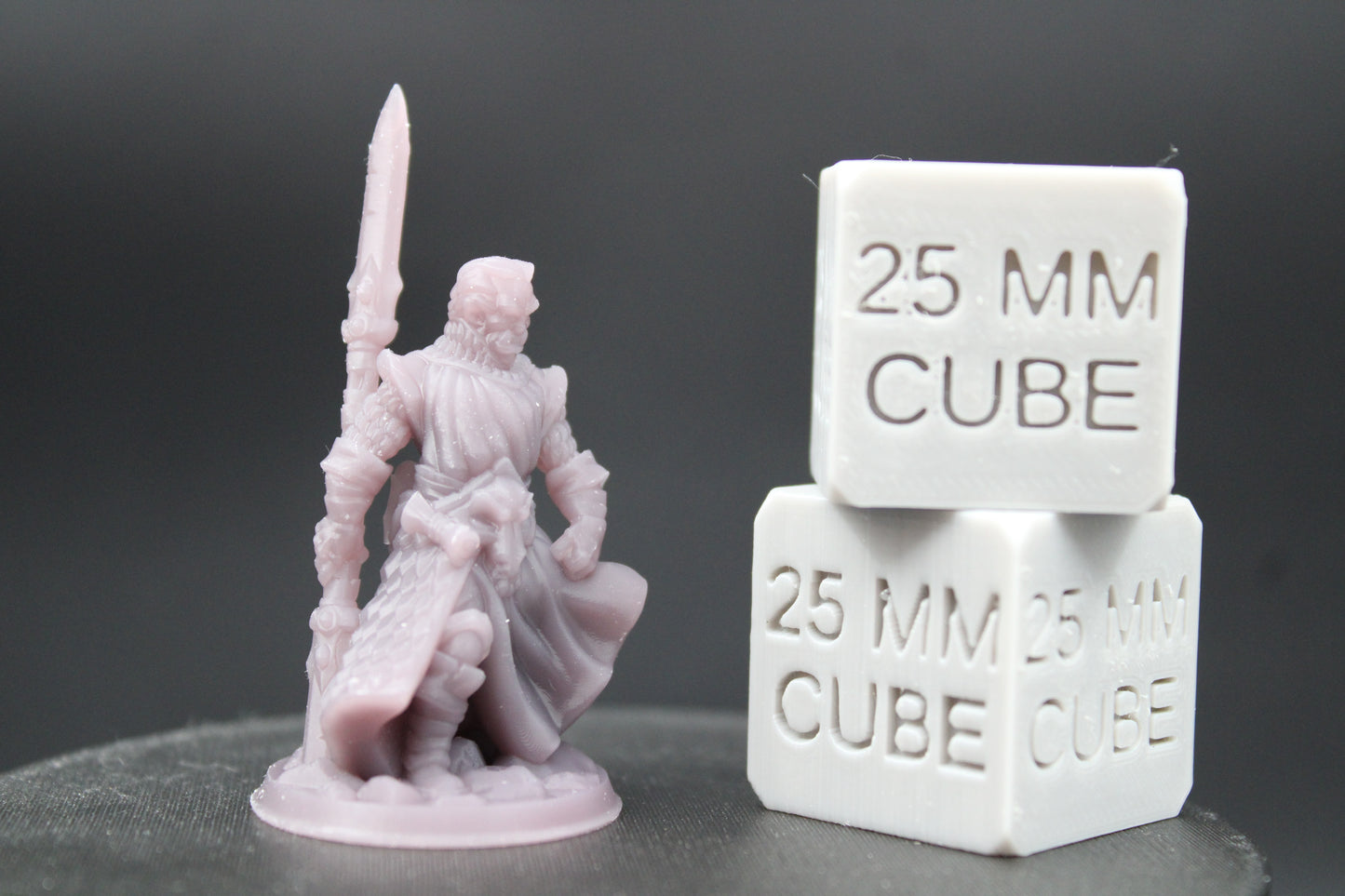 Monk Fighter Half Orc Dual Blade Staff Sword 32mm Miniature Dnd Skirmish