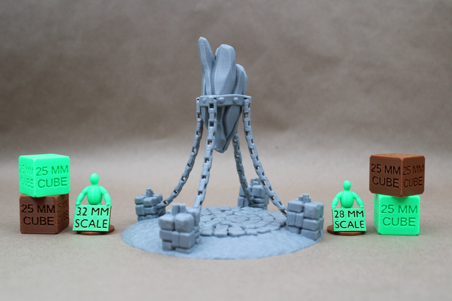 Tabletop Terrain Floating Heart Enchanted Magic Stone Crystal 28mm skirmish rpg wargame