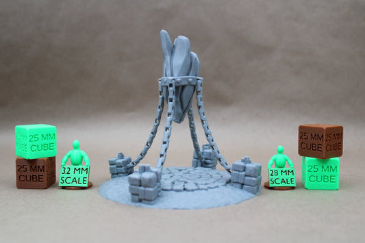 Tabletop Terrain Floating Heart Enchanted Magic Stone Crystal 28mm skirmish rpg wargame