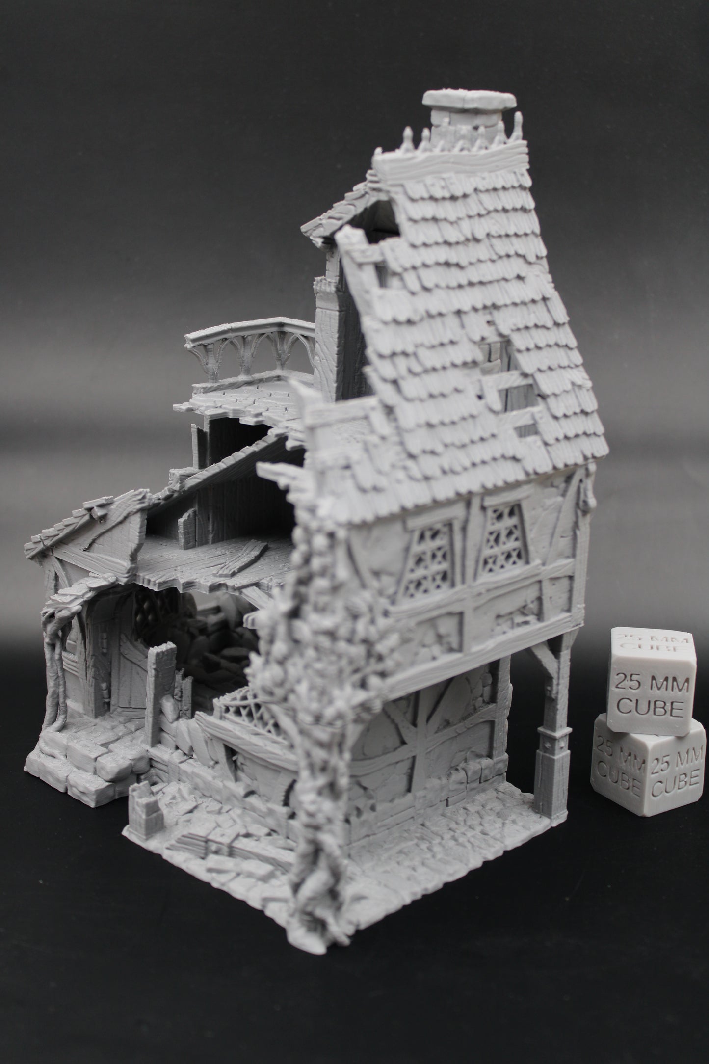 Tabletop Terrain Ruin Healers House Witch Wizard Druid Dnd RPG wargame skirmish 28mm
