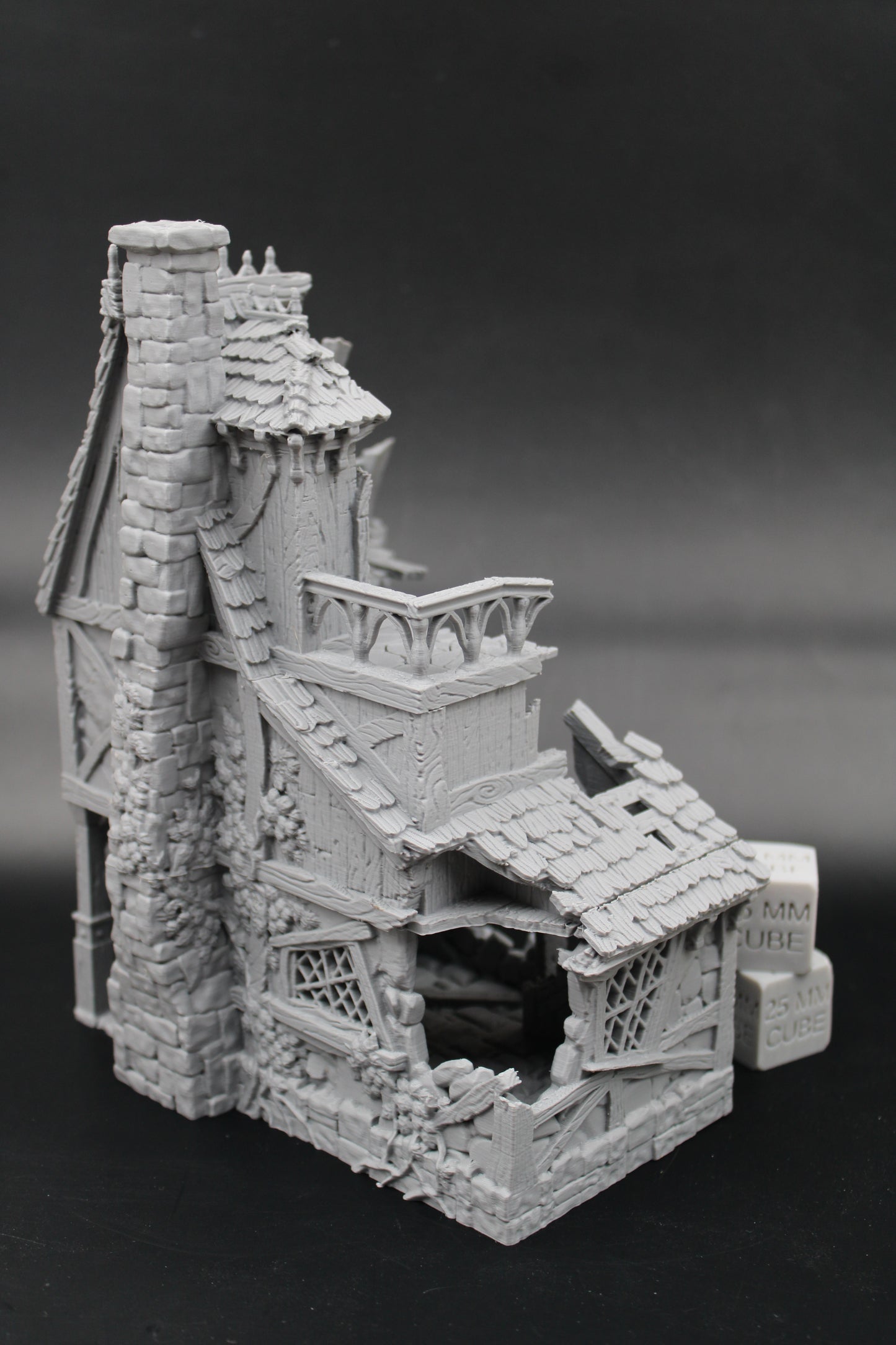 Tabletop Terrain Ruin Healers House Witch Wizard Druid Dnd RPG wargame skirmish 28mm