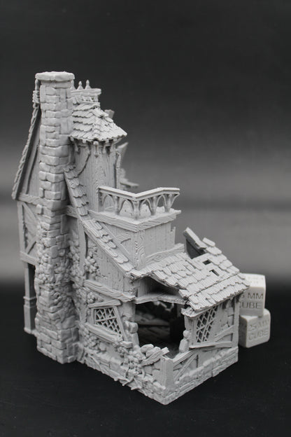 Tabletop Terrain Ruin Healers House Witch Wizard Druid Dnd RPG wargame skirmish 28mm