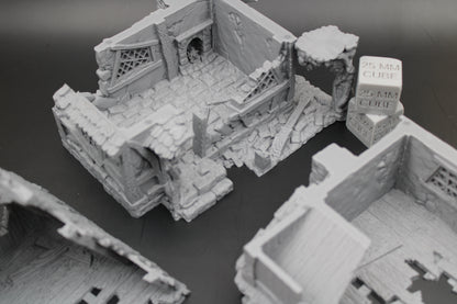 Tabletop Terrain Ruin Healers House Witch Wizard Druid Dnd RPG wargame skirmish 28mm