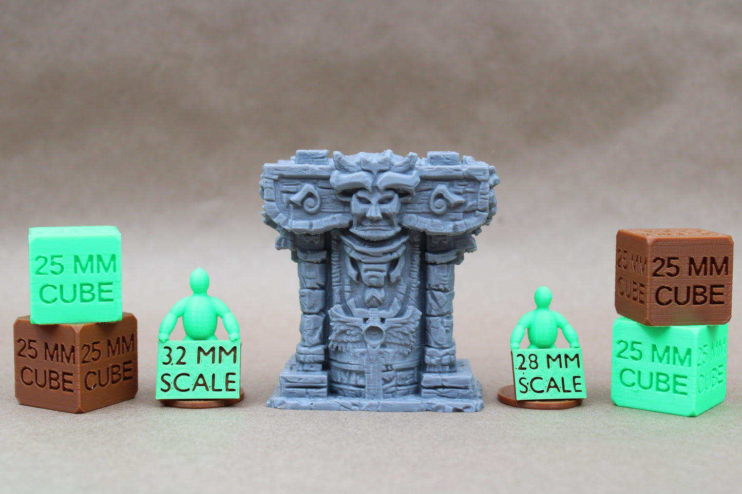 Tabletop Terrain Shrine Idol Stone Barbarian Goblin 28mm skirmish rpg wargame