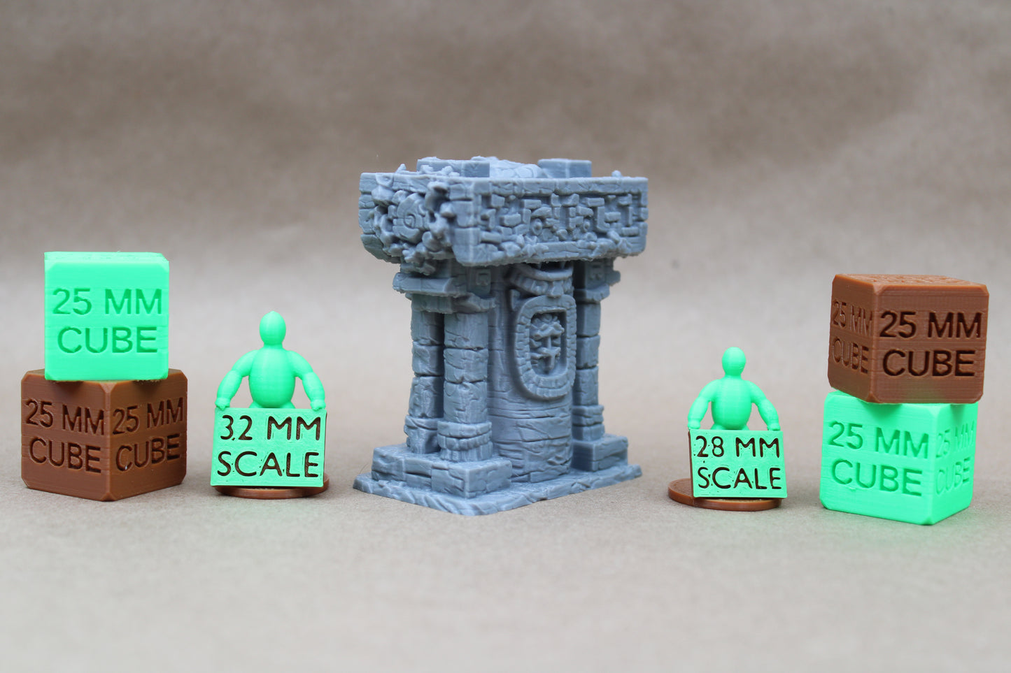 Tabletop Terrain Shrine Idol Stone Barbarian Goblin 28mm skirmish rpg wargame