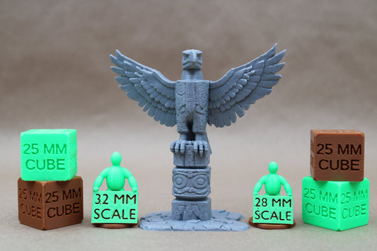 Tabletop Terrain Shrine Idol Totem Bird Effigy Barbarian Goblin 28mm skirmish rpg wargame