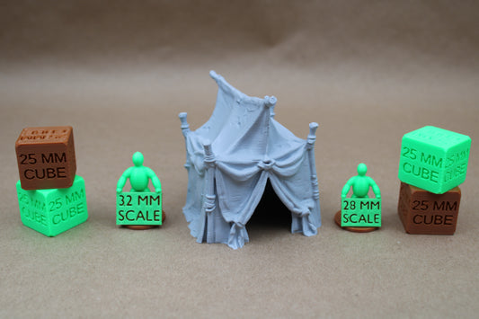 Tabletop Terrain Tent Market Command Chief Merchant 28mm skirmish rpg wargame