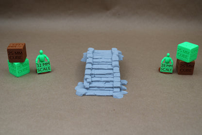 Tabletop Terrain Stone Rock Bridge Low Stairs Steps 28mm skirmish rpg wargame