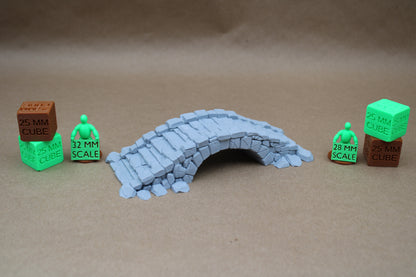 Tabletop Terrain Stone Rock Bridge Low Stairs Steps 28mm skirmish rpg wargame