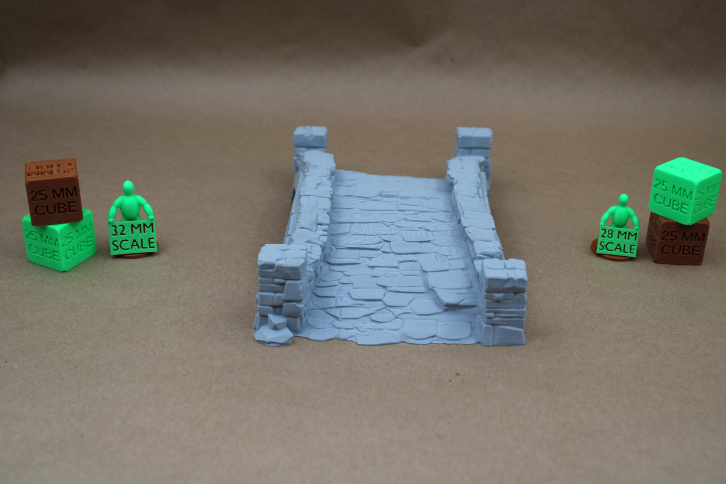 Tabletop Terrain Stone Rock Wide Bridge 28mm skirmish rpg wargame