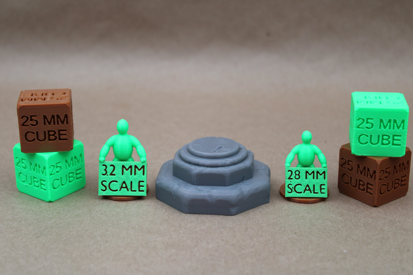 Octagon Miniature Statue Base Plinth Display Miniature Dnd RPG wargame skirmish