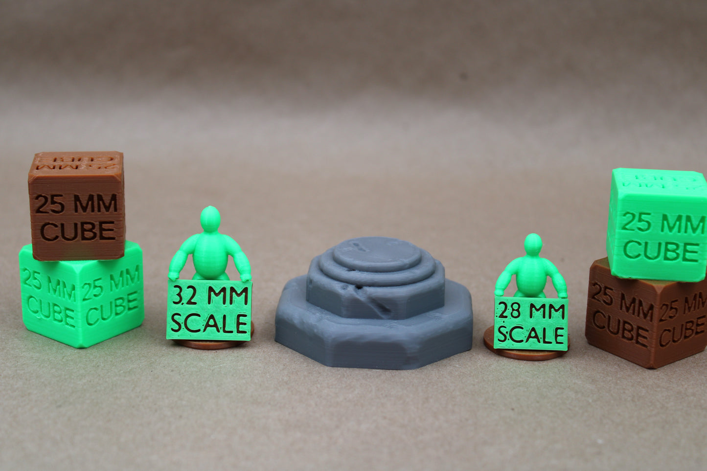 Octagon Miniature Statue Base Plinth Display Miniature Dnd RPG wargame skirmish