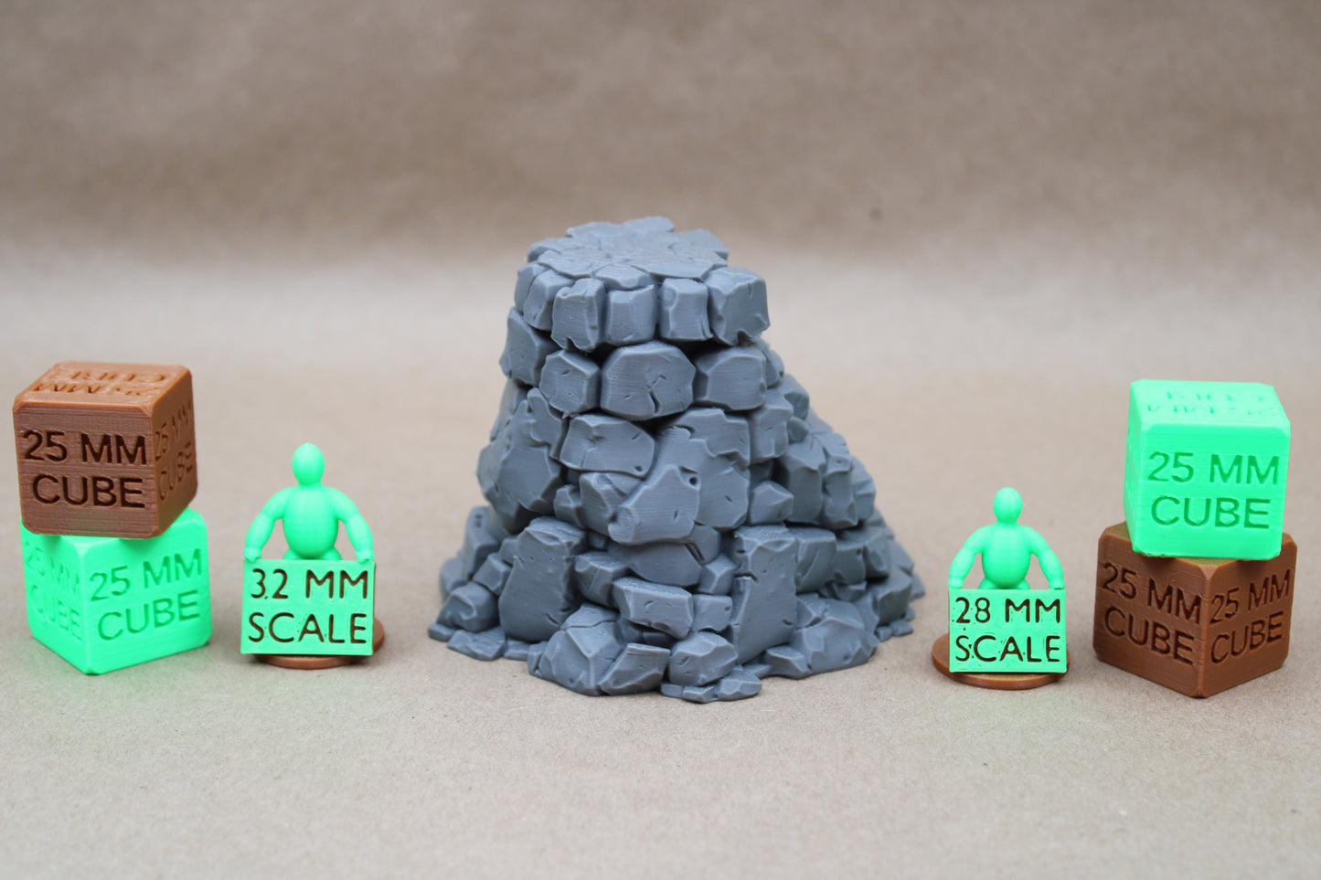 Tabletop Terrain Stone Rock Steps Stairs Lookout 28mm skirmish rpg wargame