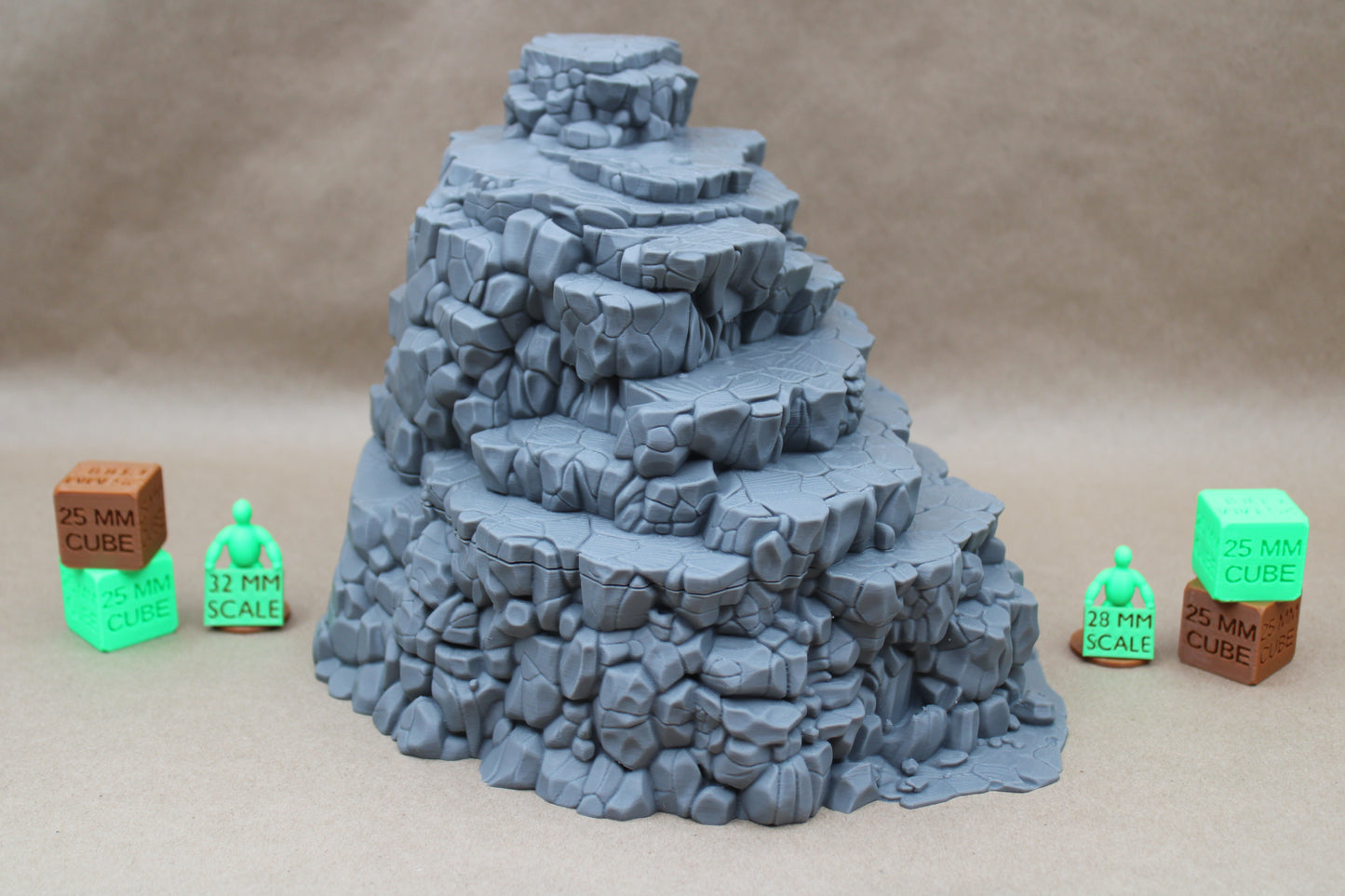 Tabletop Terrain Stone Rock Cave Steps Stairs Lookout 28mm skirmish rpg wargame